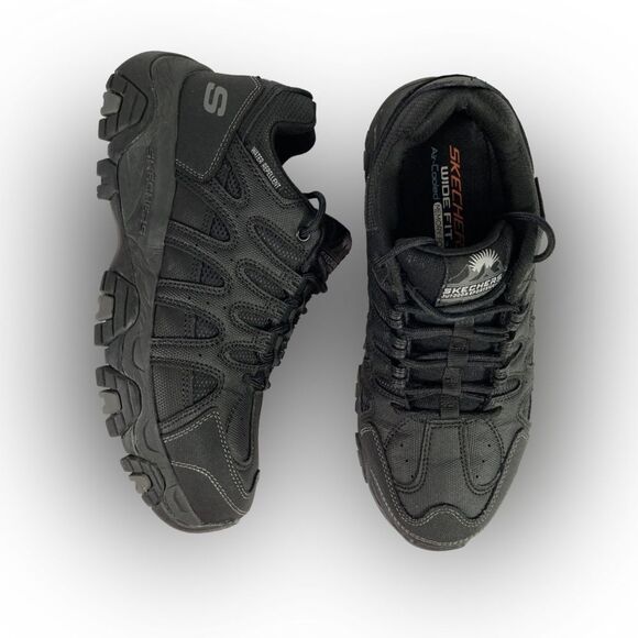 Skechers Terrabite Dellga 51847W Men’s 8 Black Trail Hiking Shoes Wide - Picture 1 of 8